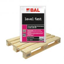 BAL Level Fast Self-Levelling Compound Grey 20kg Full Pallet (50 Bags Tail Lift)